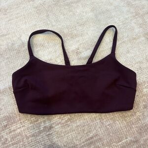 lululemon athletica Wunder Train Strappy Racer Bra - Size 8 - Goodnight Plum